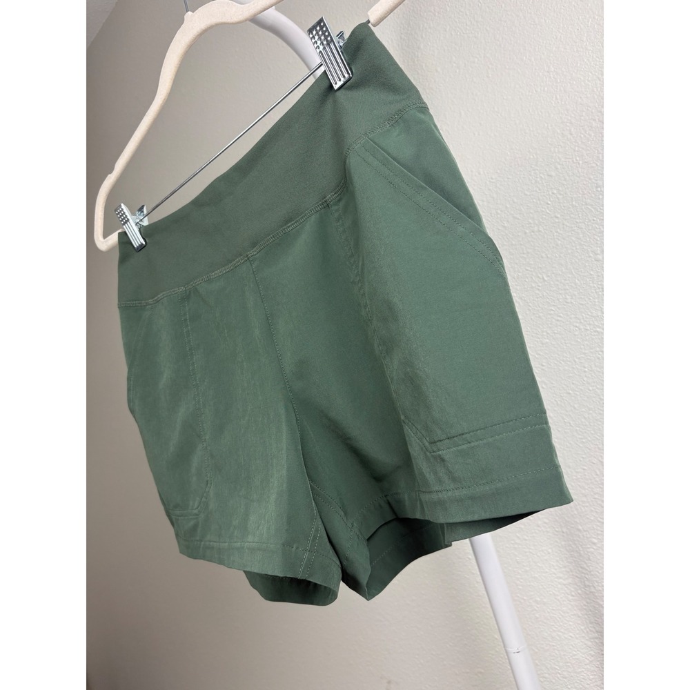 Patagonia Happy Hike Shorts Womens Small Green Stretch Trail Athletic 57305 - Picture 4 of 7